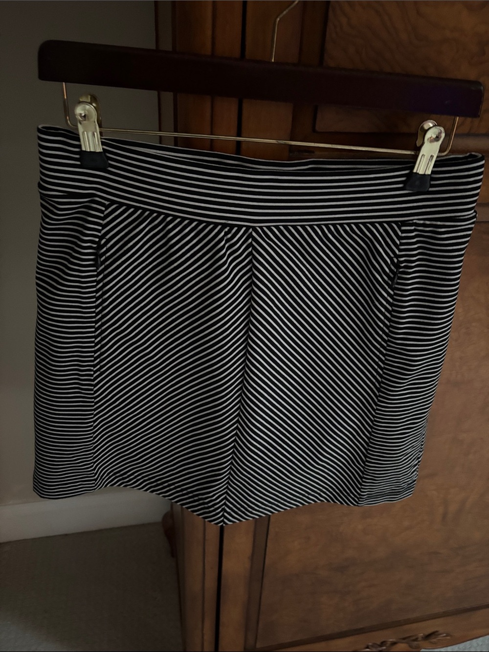 Talbots stripe skort SP